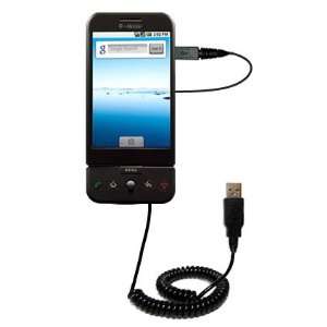  Coiled USB Cable for the T Mobile G1 Google with Power Hot 