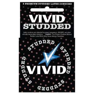  Vivid condoms, studded (ea)