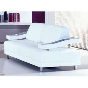  759 Leather White Loveseat (Color # 838)