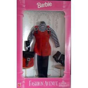  BARBIE   Fashion Avenue   Red Pant suit with Black pants 