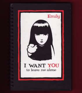 emily the strange i want you to leave me alone spiral journal rare 
