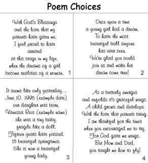 You can also send me a different poem if you dont like the above 