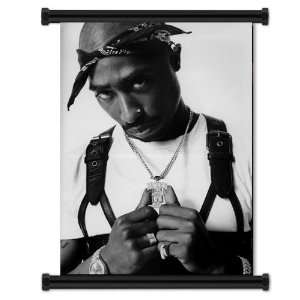  Tupac Shakur Rap Music Legend Fabric Wall Scroll Poster 