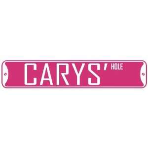   CARYS HOLE  STREET SIGN