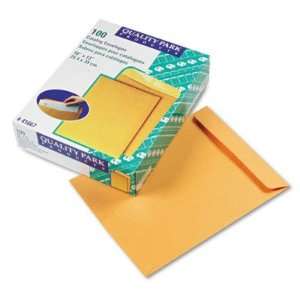  Heavyweight Catalog Envelopes   10 x 13, Light Brown, 100 