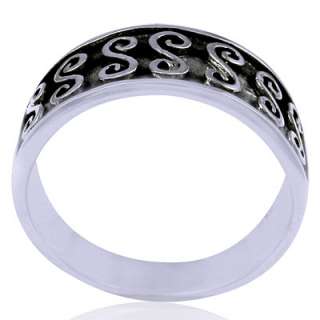 00 grams 925 Sterling Silver Carved Ring (ILR 1928)  