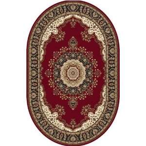  Home Dynamix Regency 8329 Red Traditional Oval Rug   8329 
