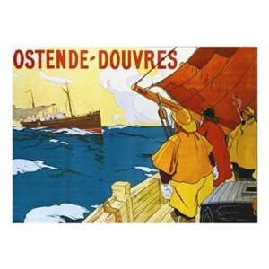  Ostende Douvres by H. Moore 36x24