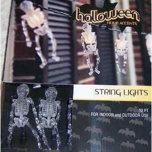  Halloween Home Accents String Lights Skelton