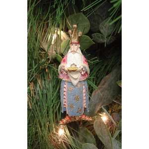   King & Gold Mini Caroler Christmas Ornament #85410