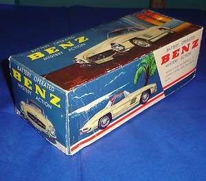 Vintage T.N. SHOWA Battery Powered 1960 MERCEDES BENZ 300SL WORKS 