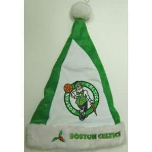  Boston Celtics Plush Santa Hat