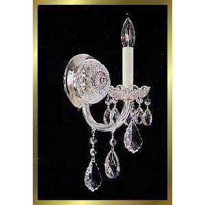  Traditional Wall Sconce, 8650, 1 light, Silver, 5 wide X 