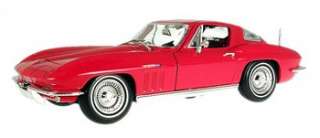 MAISTO 31640 118 RED 1965 CHEVROLET CORVETTE COOUPE DIECAST MODEL CAR 