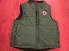 Gymboree green navy reversable high altitude puffer vest. size 2T 3T
