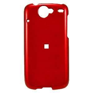  Solid Red Snap on Cover for HTC Google Nexus One 