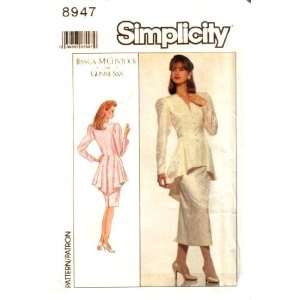 Simplicity Sewing Pattern 8947 Misses Two Piece Dress in Two Lengths 