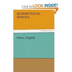  Ethica. English [Paperback] Benedictus de Spinoza Books