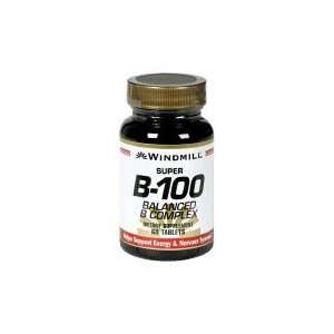  Vitamin B 100 COMPLEX TAB WMILL Size 60