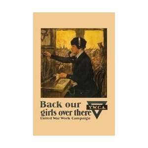  Back our Girls Over There 12x18 Giclee on canvas