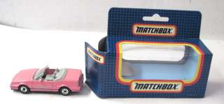 MATCHBOX DIECAST CAR MB 65 CADILLAC ALLANTE 1987  