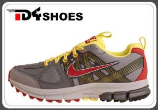 Nike Wmns Air Pegasus 28 Trail W Grey Red Yellow Flywire Running Shoes 