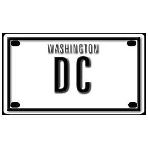  Washington DC 2 1/4 X 4 Aluminum Die cut Sign Arts 
