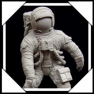 Resin model KIT 1/16 Apollo 14 Astronaut Playing GOLF  