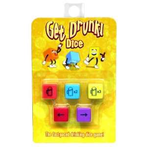  Get Drunk Dice Game Toys & Games