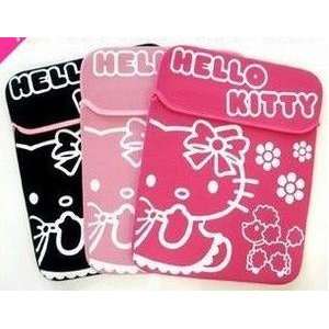  Lovely Hello Kitty 9 iPad & Netbook Case (Black/Pink 