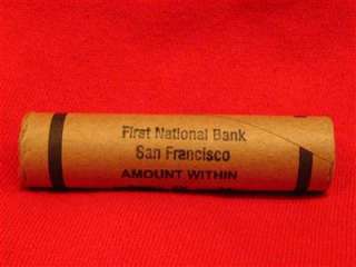 One First national bank of san francisco roll