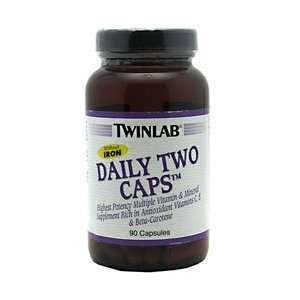    TwinLab Daily Two Caps Without Iron   90 ea