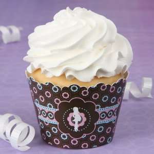  Trendy Mommy   Baby Shower Cupcake Wrappers Toys & Games