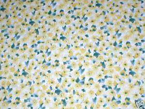 SPRINGS~QUILTERS O N L Y~YELLOW PRIMROSE~COTTON FABRIC  