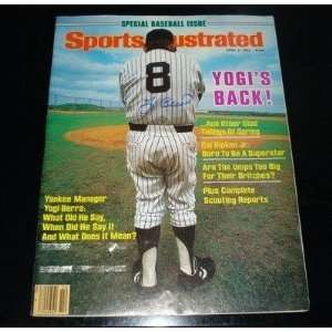  Yogi Berra autographed Sports Illustrated Yankees 