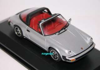 Minichamps 143 Porsche 911 (930) Targa 1977 SILVER Red  