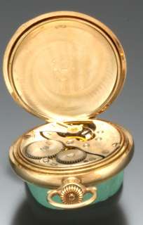 Jewel Gold Filled Hunter Case New York Standard Crown Pocket Watch 