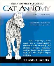 Cat Anatomy Flash Cards, (1878576186), Staff of Bryan Edwards 