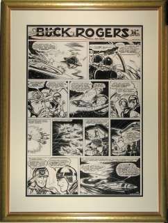 RICK YAGER   BUCK ROGERS SUNDAY ORIGINAL ART 1951  