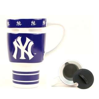 MLB Major League Baseball TRAVEL MUGS    15oz Sculpted Ceramic Coffee 
