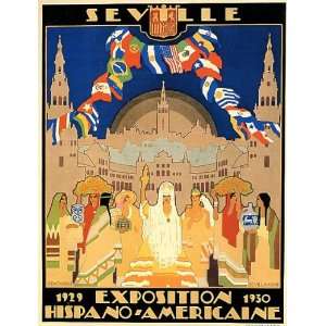 1929 VISIT SEVILLA SEVILLE EXPOSITION HISPANO AMERICAINE EUROPE TRAVEL 