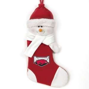 Arkansas Razorbacks NCAA Snowman Holiday Stocking (22 inch)  