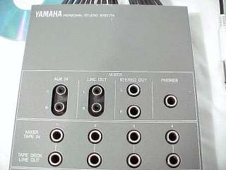 YAMAHA MICROPHONE KEYBOARD MIDI RECORDER MIC MIXER RCA PA STUDIO TRS 