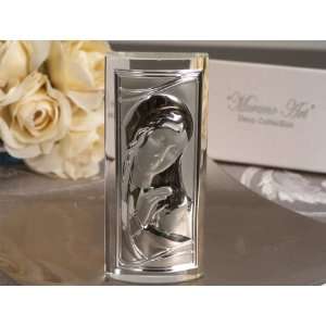 Wedding Favors Crystal rectangular shaped glass Madonna icon (Set of 6 