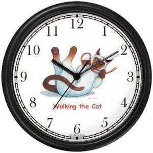  Siamese Cat Cartoon or Comic   JP Animal Wall Clock by 