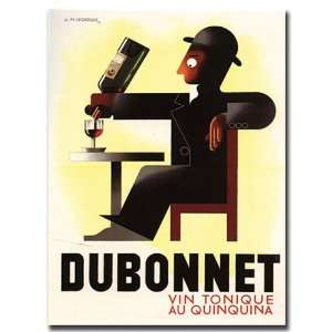 Best Quality Dubonnet by A.M. Cassandre Gallery Wrapped 18x24 Canvas 