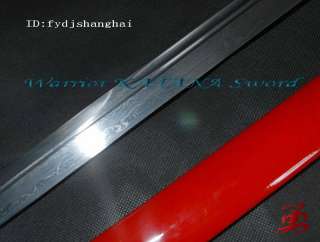 Foldsteel Red Ninja Sword Handmade 12process Sharp#08  
