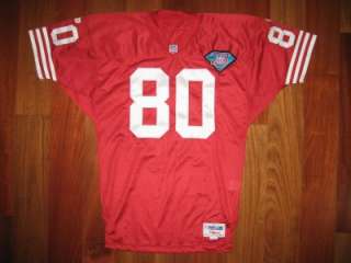   Authentic SF 49ers Jerry Rice WILSON jersey 46 SIGNED PRO Line  