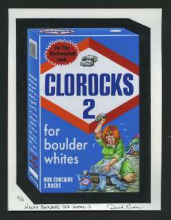 2011 Topps Wacky Packages Old School #3 Final Color Original Art 