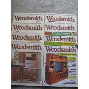  8 Issues of Woodsmith Magazine   Issue Nos. 121, 122, 124 